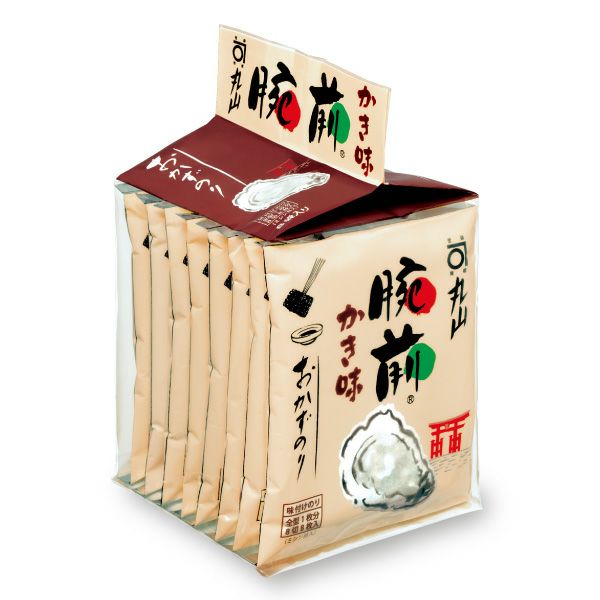 腕前 おかずのり 牡蠣味（八切8枚×8袋） | 丸山海苔店