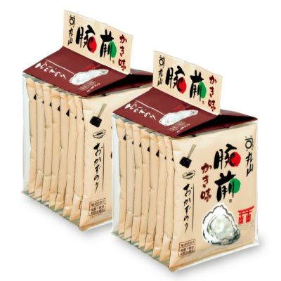 腕前 おかずのり 牡蠣味<br>（八切8枚×8袋）2個