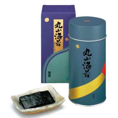 焼きのり丸缶 中（八切バラ詰 箱入）