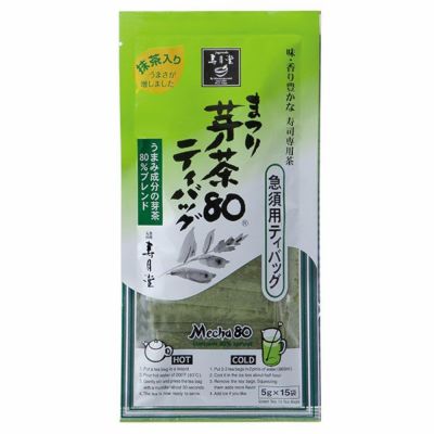 まつり芽茶80 急須用ティーバッグ （5g×15袋）