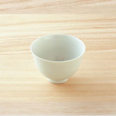 寿月堂手造り白磁煎茶碗