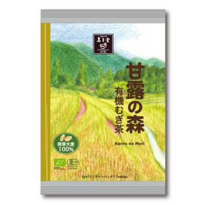 甘露の森 有機むぎ茶 ティーバッグ（5g×12袋）