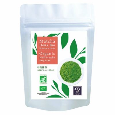 有機抹茶 有機グラニュー糖入り Matcha Doux Bio（50g）