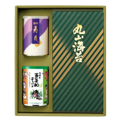 すしのりシルバー・特撰 寿月缶・まつり芽茶80 歌舞伎缶（箱入）